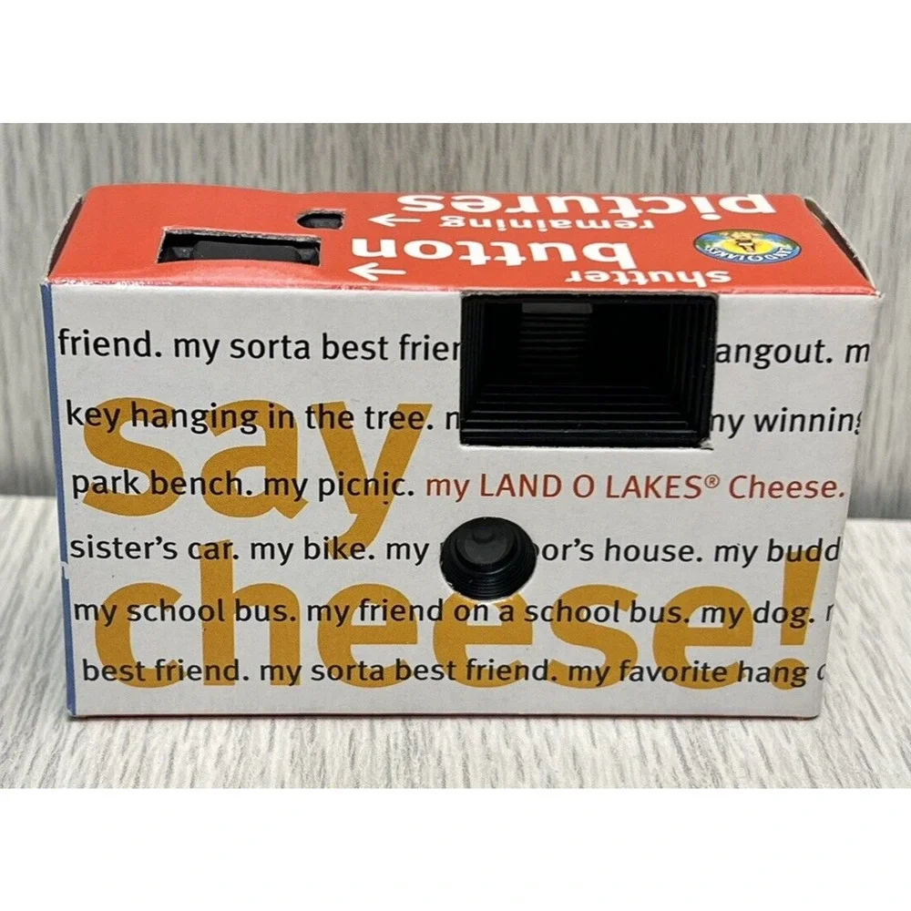 Vintage Land O Lakes Say Cheese 35mm‎ Film Camera Expired 3/99 UNOPENED NOS